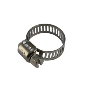 Stainless steel worm-drive clamp