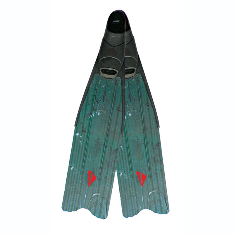 European designed long bladed fins, made specifically for spearfishing and freediving