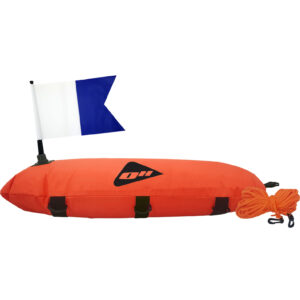 The float rolls up into a compact size ideal for travel, so no matter where your next spearfishing adventure takes you, there is a safety device ready to go.