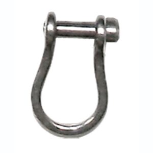A multipurpose D-shackle for various rigging configurations.