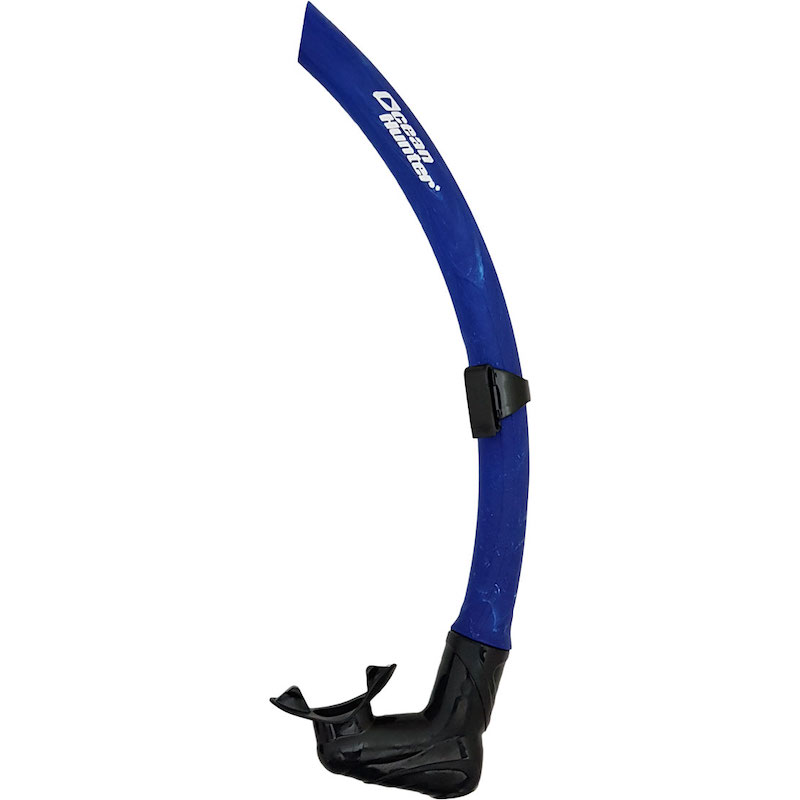 The Hyper Purge snorkel is streamlined to fit the shape of the diver’s head.